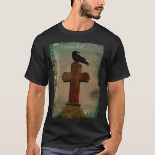 Gotisch kruis en zegel t-shirt