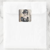 Gotisch LBD Jurk Kunstwerk Sticker (Tas)