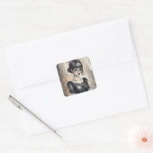 Gotisch LBD Jurk Kunstwerk Sticker (Envelop)