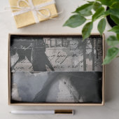 Gotisch Meisje & Raven Decoupage Tissuepapier (Geschenk)