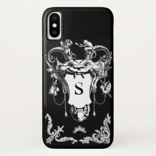 Gotisch monster antiek architecturale decoratie iPhone x hoesje