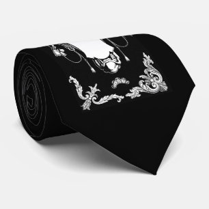 Gotisch monster antiek architecturale decoratie stropdas