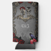 Gotisch ontwerp met coole schedels (Achterkant)