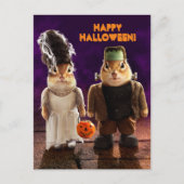 Gotisch Paar Uitnodiging Briefkaart (Voorkant)