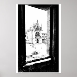 Gotisch Parijs. De hoofdplaats is Sainte-Chapelle Poster