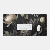 Gotisch Roos arrangement zwarte bloem Bureaumat (Keyboard & Muis)