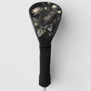 Gotisch Roos arrangement zwarte bloem Golfheadcover