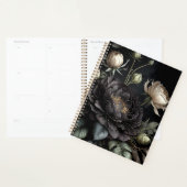 Gotisch Roos arrangement zwarte bloem Planner (Display)