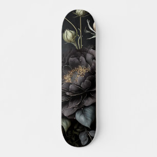 Gotisch Roos arrangement zwarte bloem Skateboard
