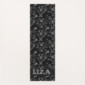 Gotisch Roos en botpatroon Yogamat (Voorkant)