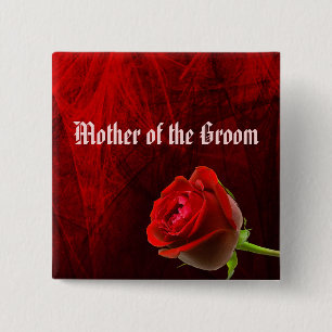 Gotisch Roos moeder van de Groom Button
