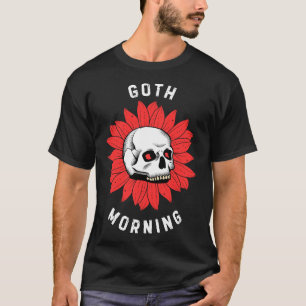gotisch skelet donkere humor t-shirt