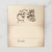 Gotisch Skelet Paar Naam (Buitenkant ongevouwen)