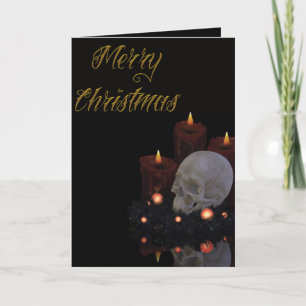 Gotisch Vakantie - Vrolijke Kerstmis Feestdagen Kaart