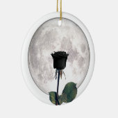 Gotisch, , Victoriaans, zwart Roos, donker Keramisch Ornament (Rechts)