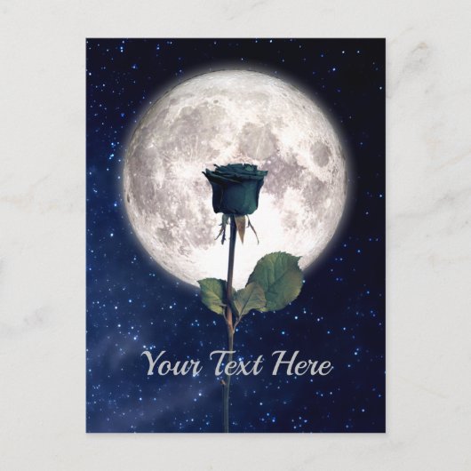 Gotisch, , Victoriaans, Zwart Roos, Romance Briefkaart (Voorkant)