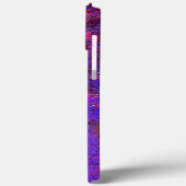 Gotisch viool tot rood leder gekleurd Case-Mate iPhone case (Achterkant / Links)