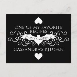 Gotisch vleermuisrecept briefkaart