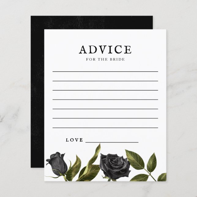 Gotisch Vrijgezellenfeest advies voor de bruid (Voorkant / Achterkant)