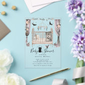 Gotisch Wieg Baby shower Uitnodiging Acryl Uitnodigingen (Insitu (Huwelijk))