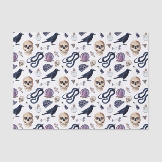 Gotisch Witchcraft en magische Accessoires Tissuepapier (Voorkant)