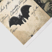  Gotische Apotheek Flessen & Vleermuizen Halloween Tissuepapier (Detail)