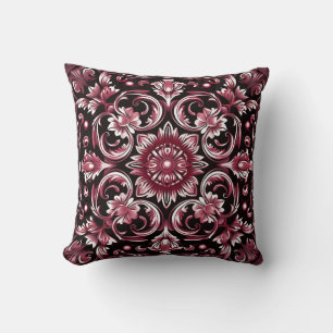 Gotische Art Nouveau Elegante Bourgondië Chic Patr Kussen