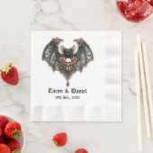 Gotische Bat Trouwtafel Servet (Insitu)