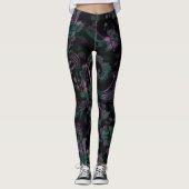 Gotische Benzine Paisley Leggings (Voorkant)