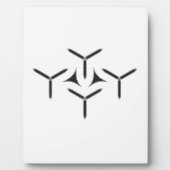 Gotische Blade Plaque Fotoplaat (Voorkant)