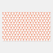 Gotische Bladen Patroon Vierkante Sticker (Voorkant)