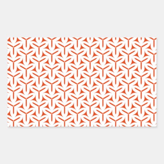 Gotische Bladen Patroon Vierkante Sticker (Voorkant)