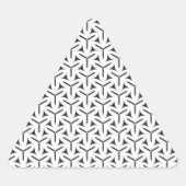 Gotische Bladen Patroon Vierkante Sticker (Voorkant)