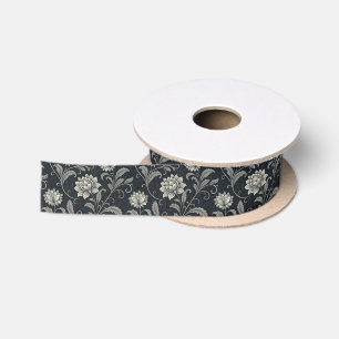 Gotische Bloemen Patroon Lint