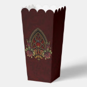 Gotische boog met schedels. bedankdoosjes (Achterkant)