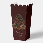 Gotische boog met schedels. bedankdoosjes (Voorkant)