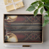 Gotische boog met schedels. tissuepapier (Geschenk)