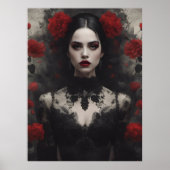 Gotische bruid poster (Voorkant)