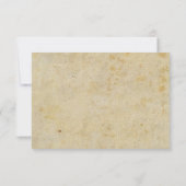 Gotische bruiloft dank u auto Dark Flowers  Bedankkaart (Achterkant)