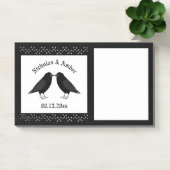 Gotische bruiloft kussen Ravens Custom Post-it® Notes (Kantoor)