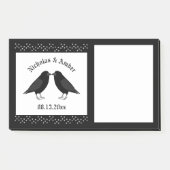 Gotische bruiloft kussen Ravens Custom Post-it® Notes (Voorkant)