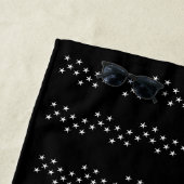 Gotische bruiloft kussen Ravens Custom Strandlaken (In situ)