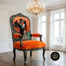 Gotische bruiloft Skelet Zeemeermin Schedel Decoup