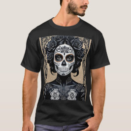 Gotische Catrina Dag van het Dode T-shirt