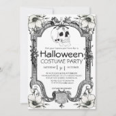  Gotische Classic Halloween Kostuumfeest Kaart (Voorkant)