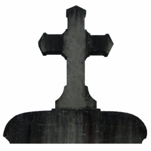 Gotische cross tombstone magneet fotobeeldje magneet