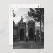 Gotische crypten briefkaart (Voorkant / Achterkant)