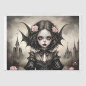 Gotische dochter van Dracula Decoupage Tissuepapier (Voorkant)
