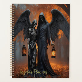 Gotische donkere engel personaliseren planner
