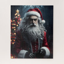 Gotische Donkere Kerstman Alternatieve Kerstmis